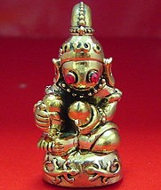 Thai Souvenir Amulets TALISMAN PRA YA NGUNG LUENG THONG PENDATS KRUBA SUBIN - $79.00