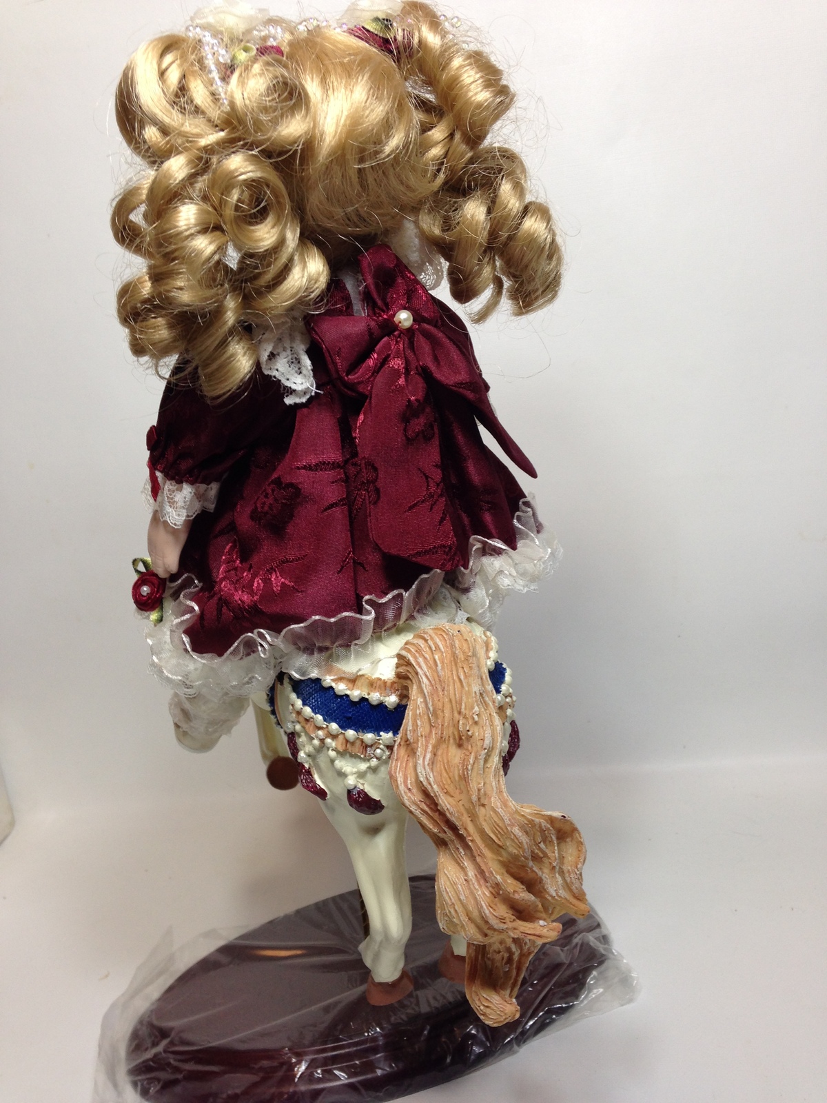 Carousel Horse Porcelain Doll Hailey RARE Heritage Heirloom Millennium
