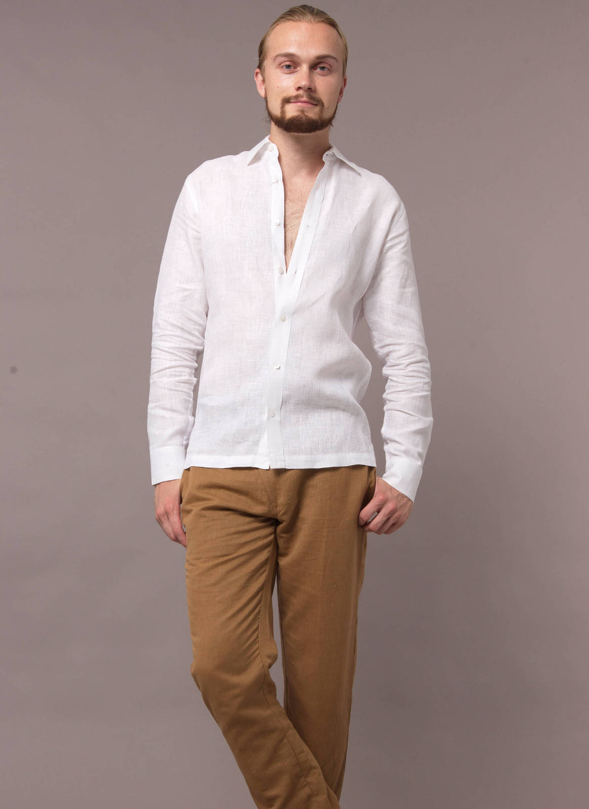 white wedding shirt men