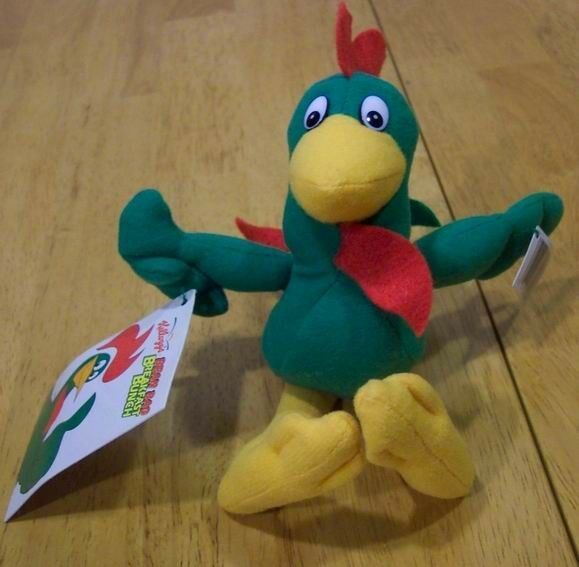 Kellogg's Corn Flakes CORNELIUS ROOSTER Bean Bag Stuffed Animal Toy NEW ...