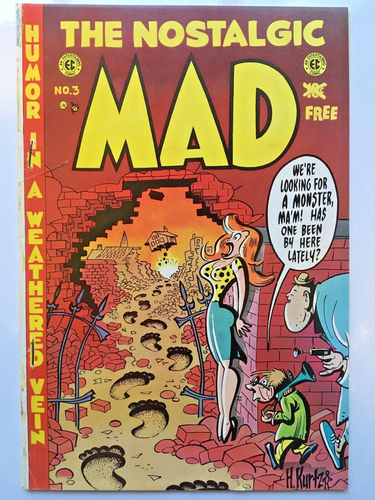 Nostalgic MAD MAGAZINE Issue 3, Dec 1952. Full color reprint ...