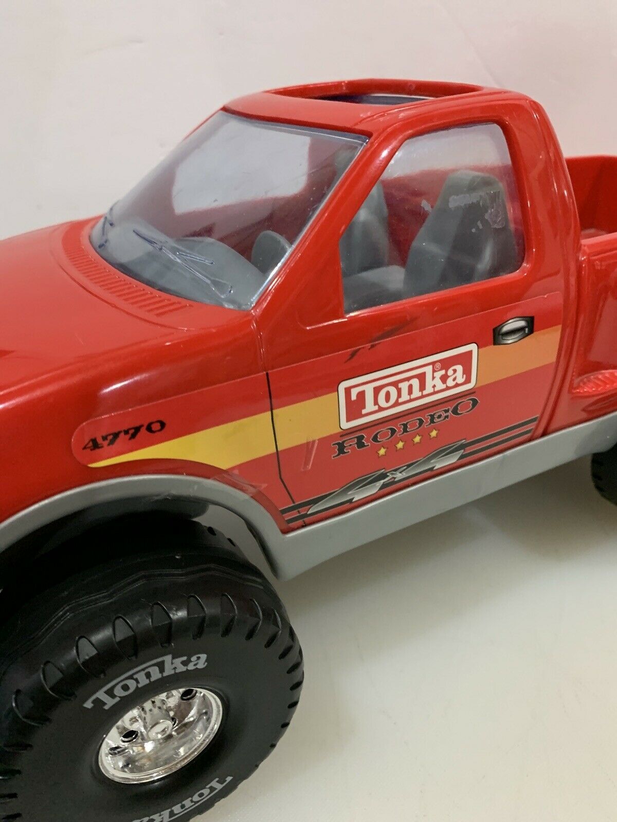 TONKA Rodeo Matching RED Pickup Truck & RED Horse Trailer , No Horses