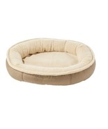 LL Bean Premium Oval Bolster Dog Bed - Replacement Cover Only Large Burl... - $49.49