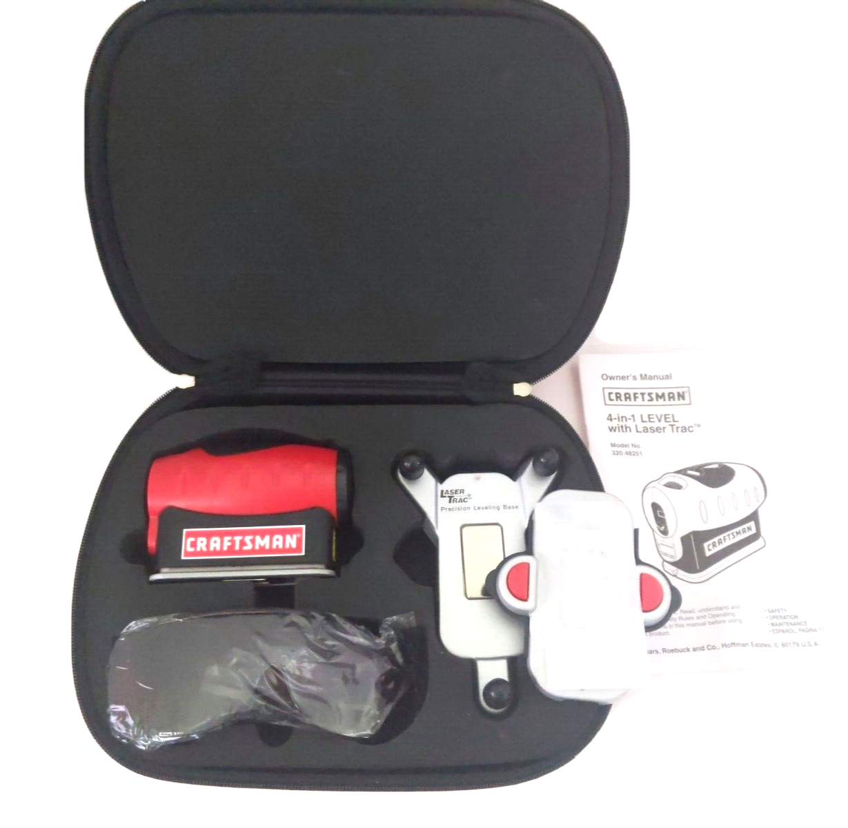 Craftsman 4 in 1 Level Featuring Laser Trac 320.48247 with Carrying ...