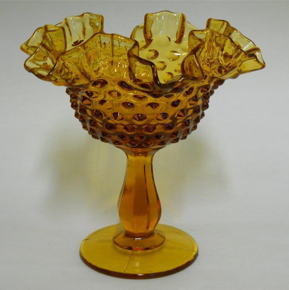 Vintage ~ Fenton ~ Amber Glass ~ Hobnail ~ and 11 similar items