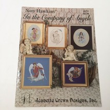 Sam Hawkins' In the Company of Angels Cross Stitch Pattern Book Jeanette Crews - $9.74