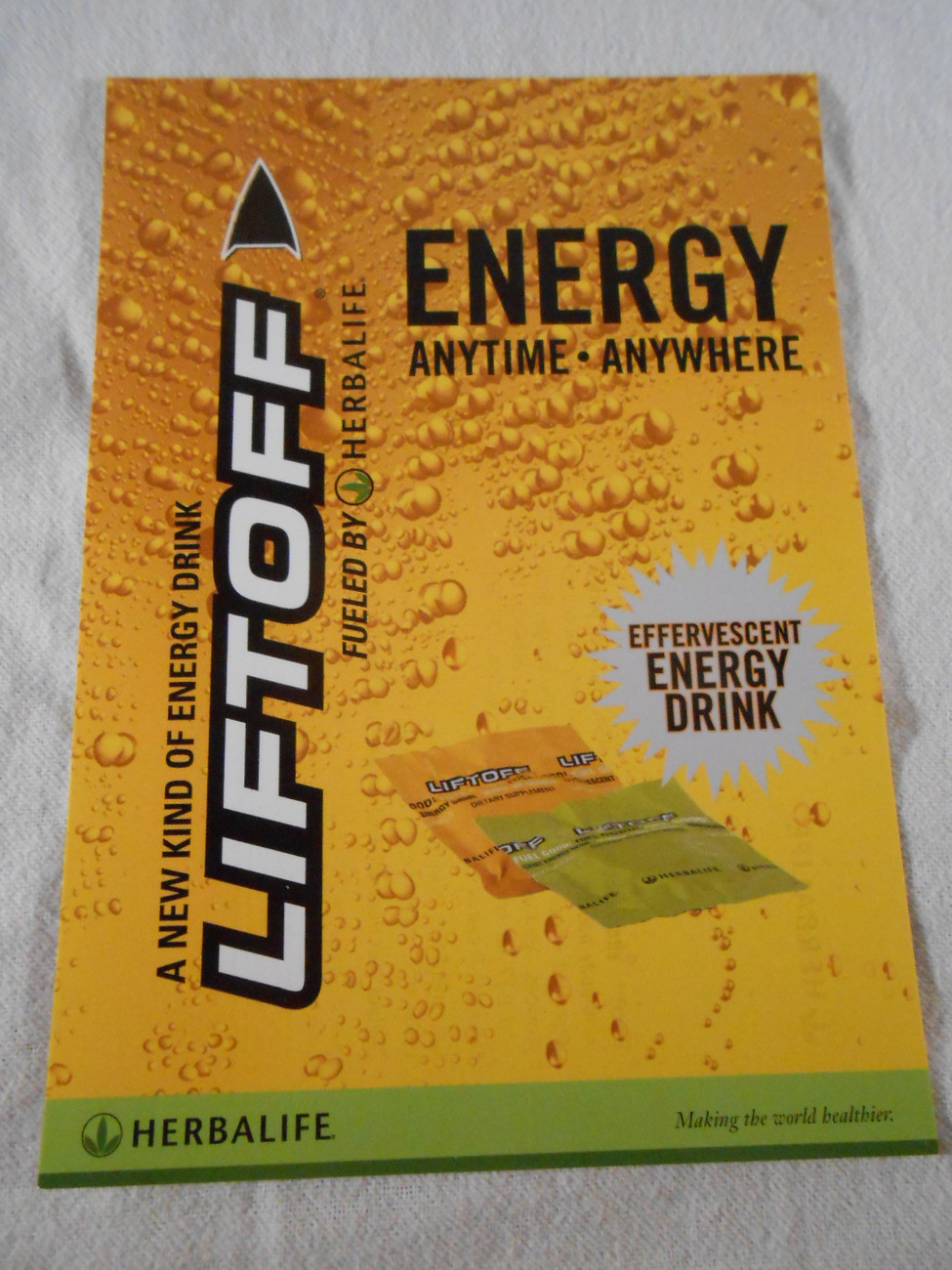 Herbalife LIFTOFF ENERGY DRINK Lot of Cards and similar items