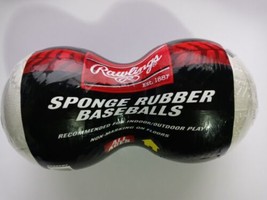 Rawlings Official Sponge Rubber Indoor/outdoor Play Non-marking Baseballs 2 Pack - $11.29