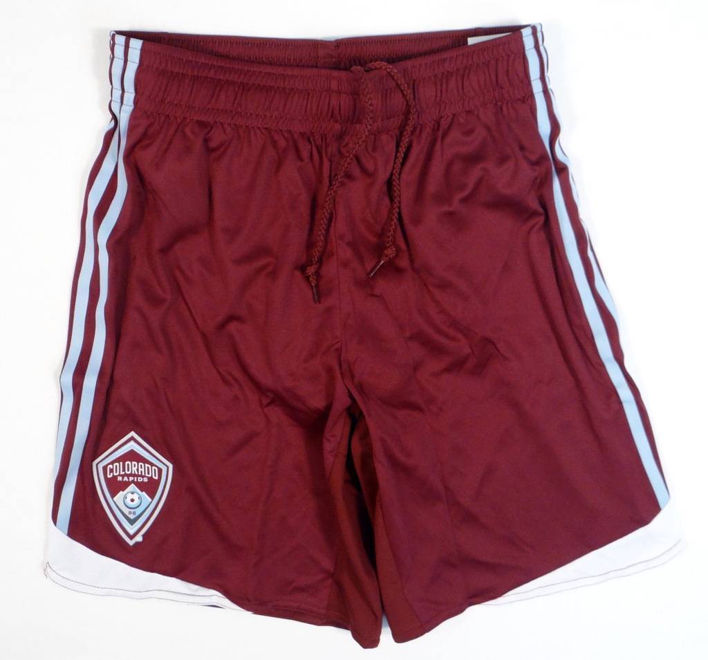 Adidas ClimaCool MLS Colorado Rapids Burgundy Brief Lined Soccer Shorts