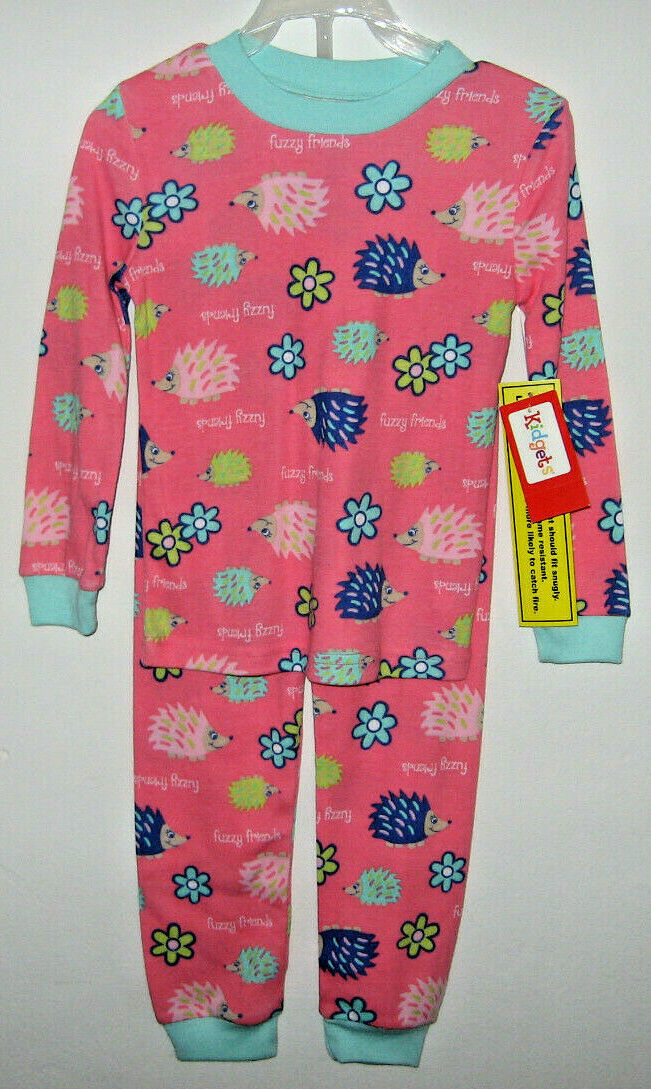 WonderKids Toddler Boy's Tight Fit Football Pajama Top LS Shirt & Pants Size 4T 