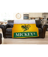 Mickey Beer Logo Fleece Blanket Ultra soft Gift  Cozy Comfort Blanket - $34.99+