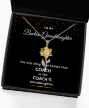 Coach Granddaughter Necklace Gifts, Birthday Present For Coach Granddaug... - $49.95