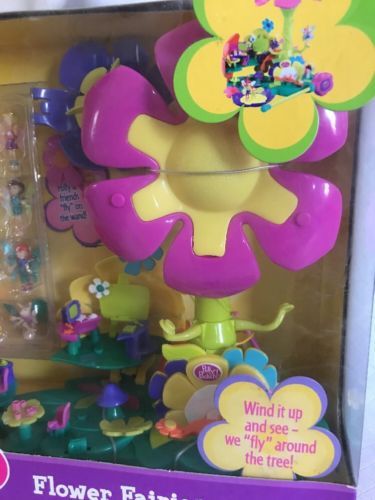 Vintage Mattel Bluebird Polly Pocket Flower Fairies Flying School New in Box