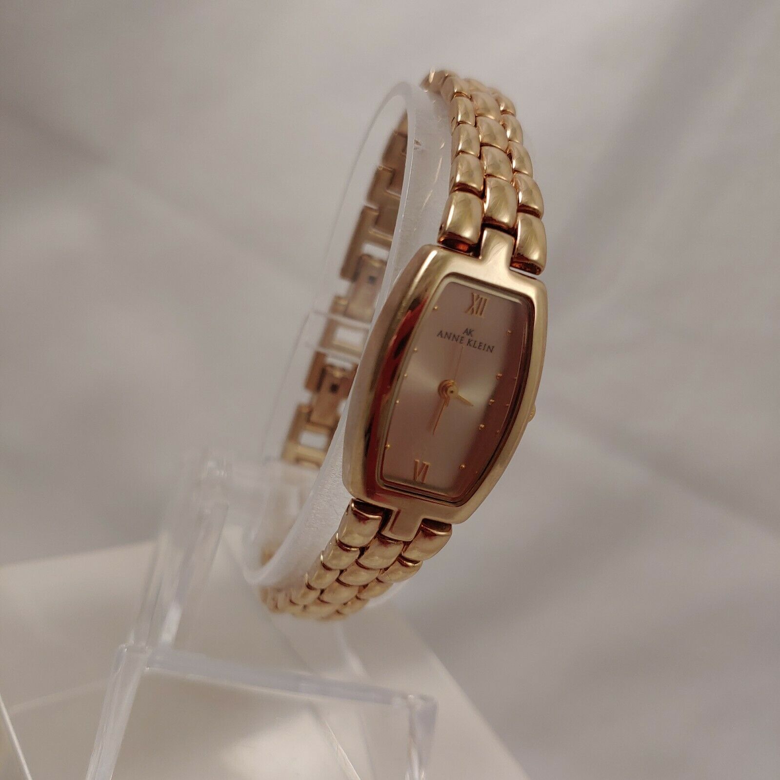 Women's Anne Klein AK Gold Tone Wrist Watch Quartz 10/6740 753H Wristwatch Wristwatches