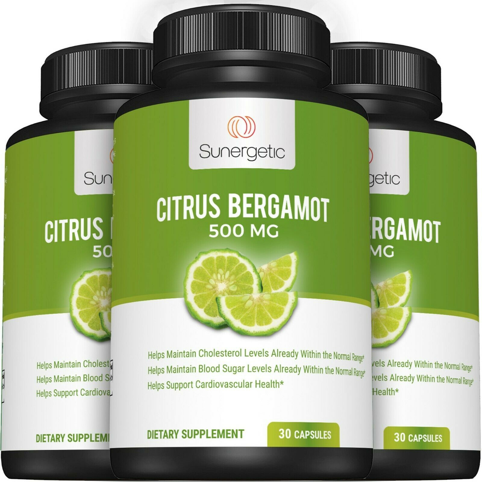 Premium Citrus Bergamot Capsules-With Clinically Studied Bergamonte®-30 ...