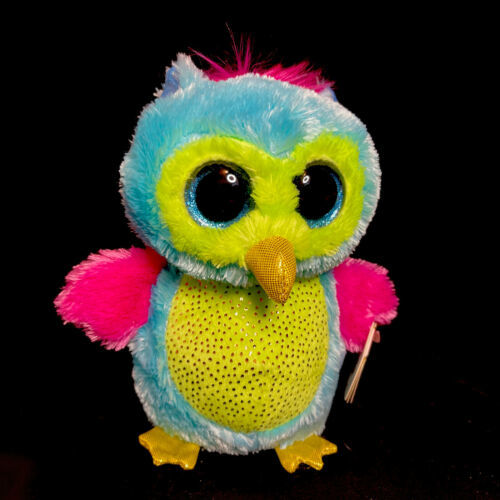 Ty Beanie Boos 6" Sparkle The Special Owl Plush Stuffed Toy New 