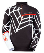 Spyder Men&#39;s Vital Half Zip T-Neck Shirt Baselayer Top Sweater, Size S, NWT - $74.00