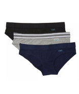 C &amp; C California Alex Ribbed Elastic Bikini Panties - Pack of 3 - Size X... - $16.72