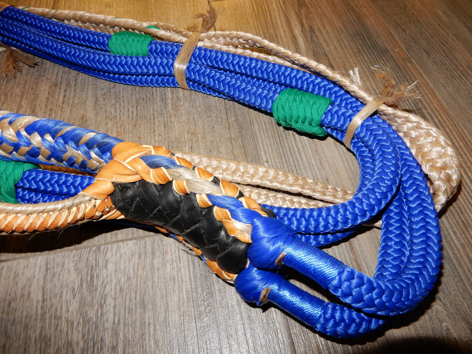 Bull rope Royal Blue Custom PRO 9/7 Left Hand EPT Bull Ropes riding rodeo rider Rodeo
