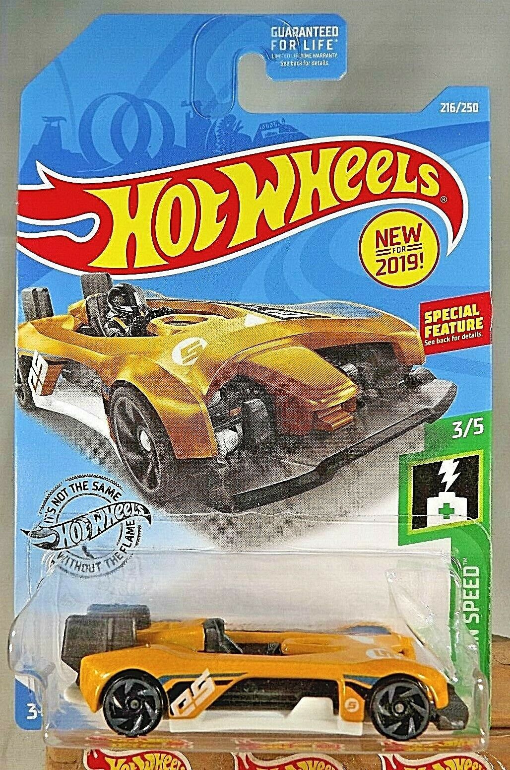 2019 Hot Wheels #216 HW Green Speed 3/5 ELECTRO SILHOUETTE Mustard w ...