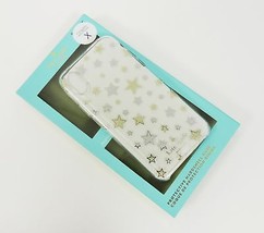 Kate Spade New York Apple iPhone X Protective Case Gold/Silver Stars Clear image 1