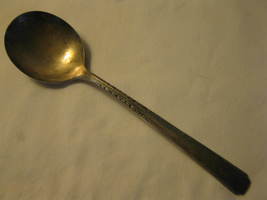 WM Rogers Brookwood Banbury Pattern 7&quot; Silver Plated Soup Spoon #2 - $5.00