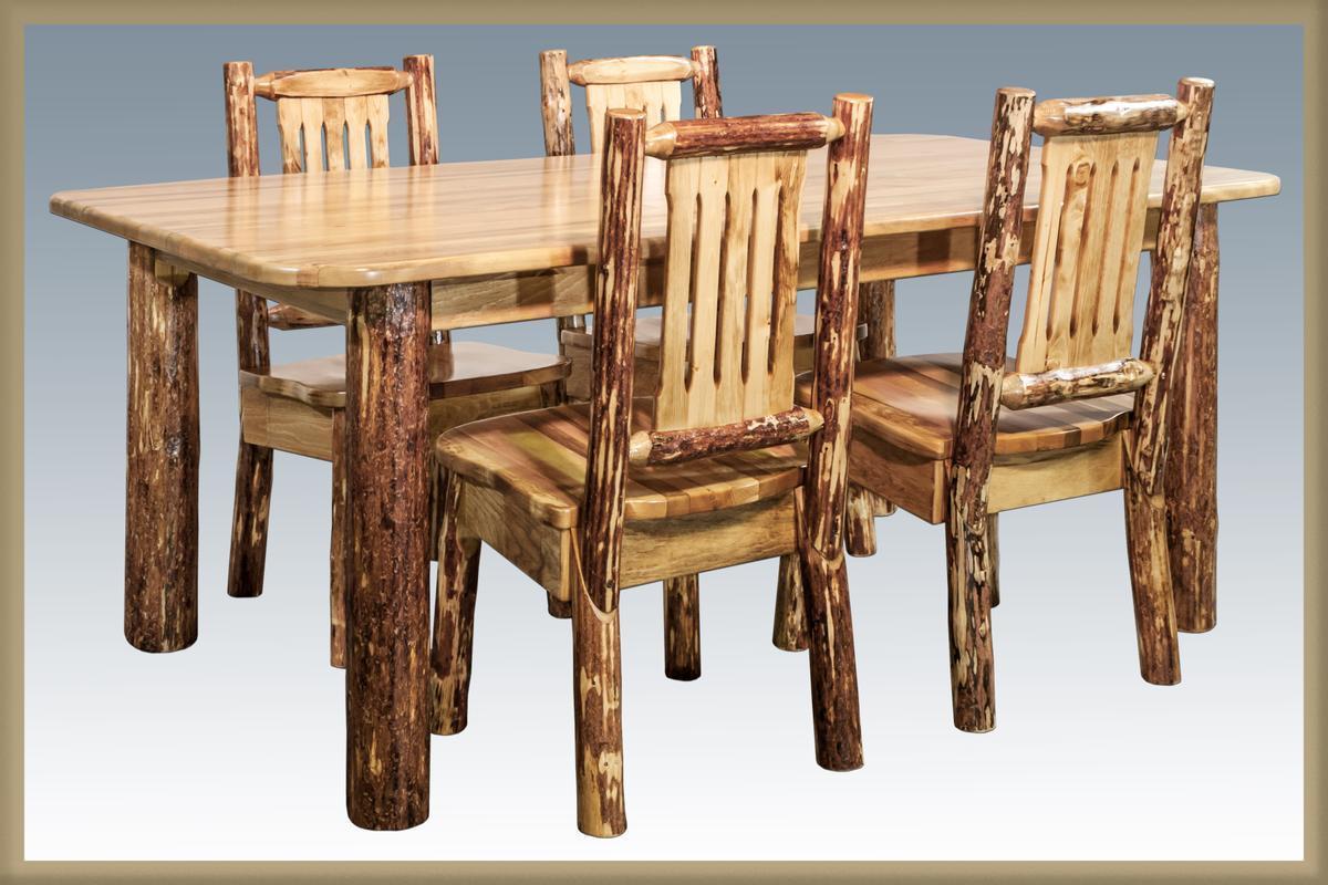 Rustic Log Dining Room Set Table Chairs And 11 Similar Items Rustic Log Dining Room Set Table Chairs And 11 Similar Items S L1600