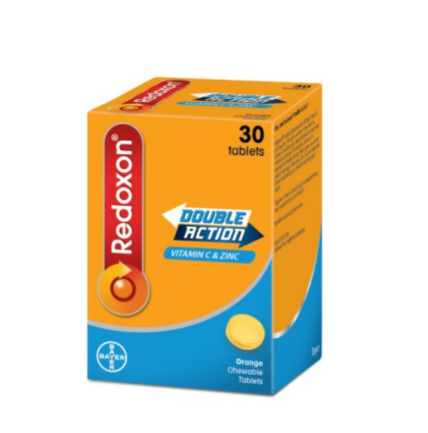 Primary image for Redoxon Double Action Vitamin C & Zinc Orange Chewable Tablets (30s) EXPRESS DHL