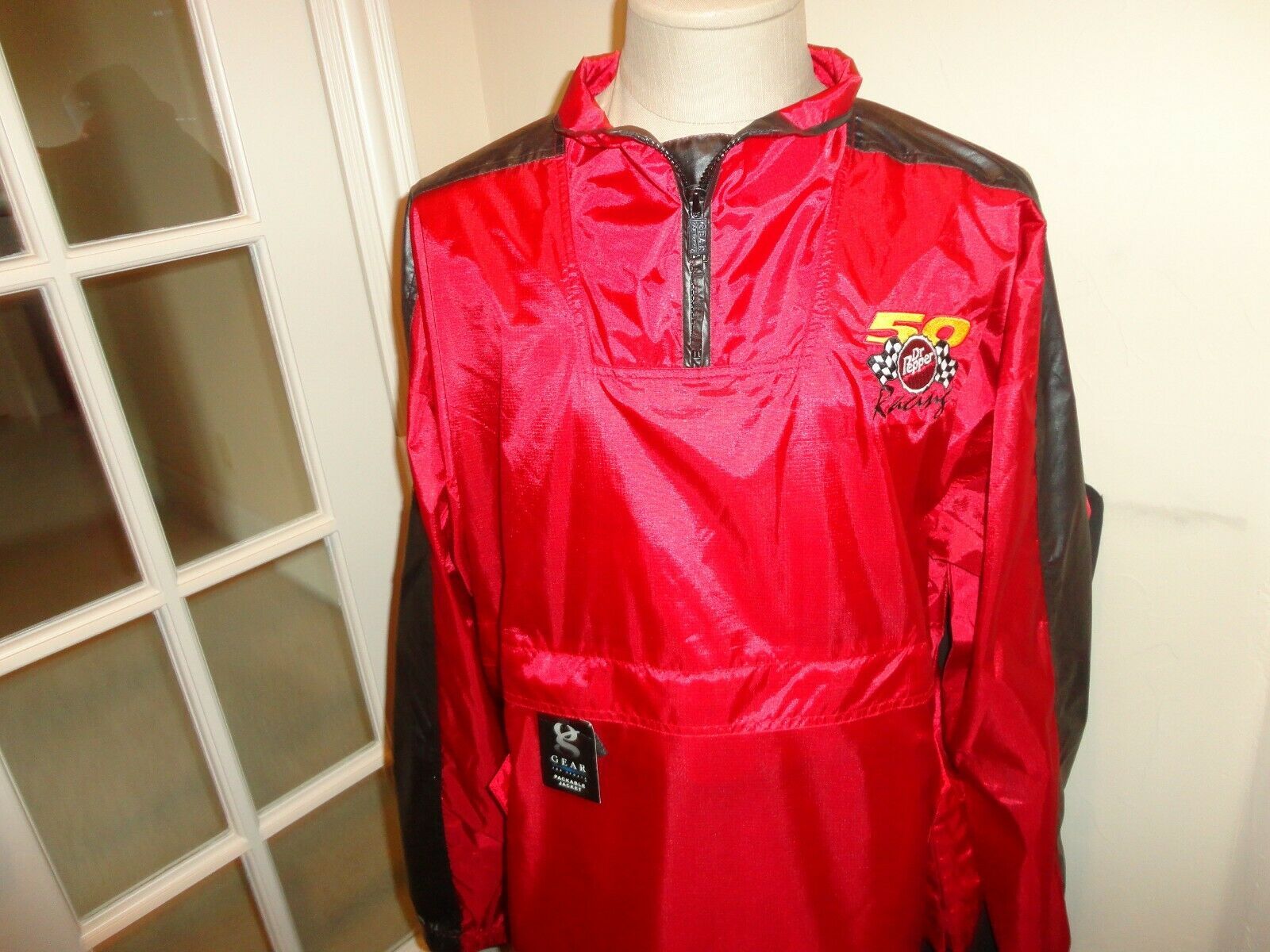 Primary image for Vtg 1999 Red Washington Julius Irving Motorsports #50 Nascar Dr Pepper Jacket XL