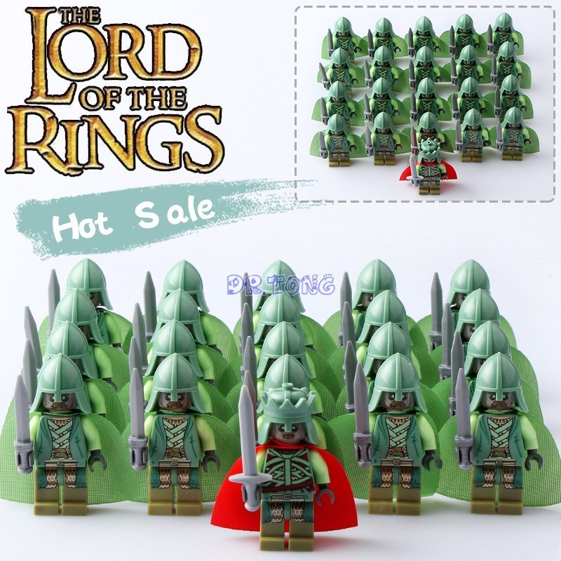 21pcs/set The Lord Of The Rings King Return Ghost Undead Army ...