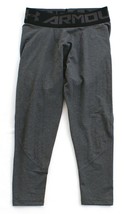Under Armour Gray Coolswitch Armour Twist 3/4 Length Compression Legging... - $37.49