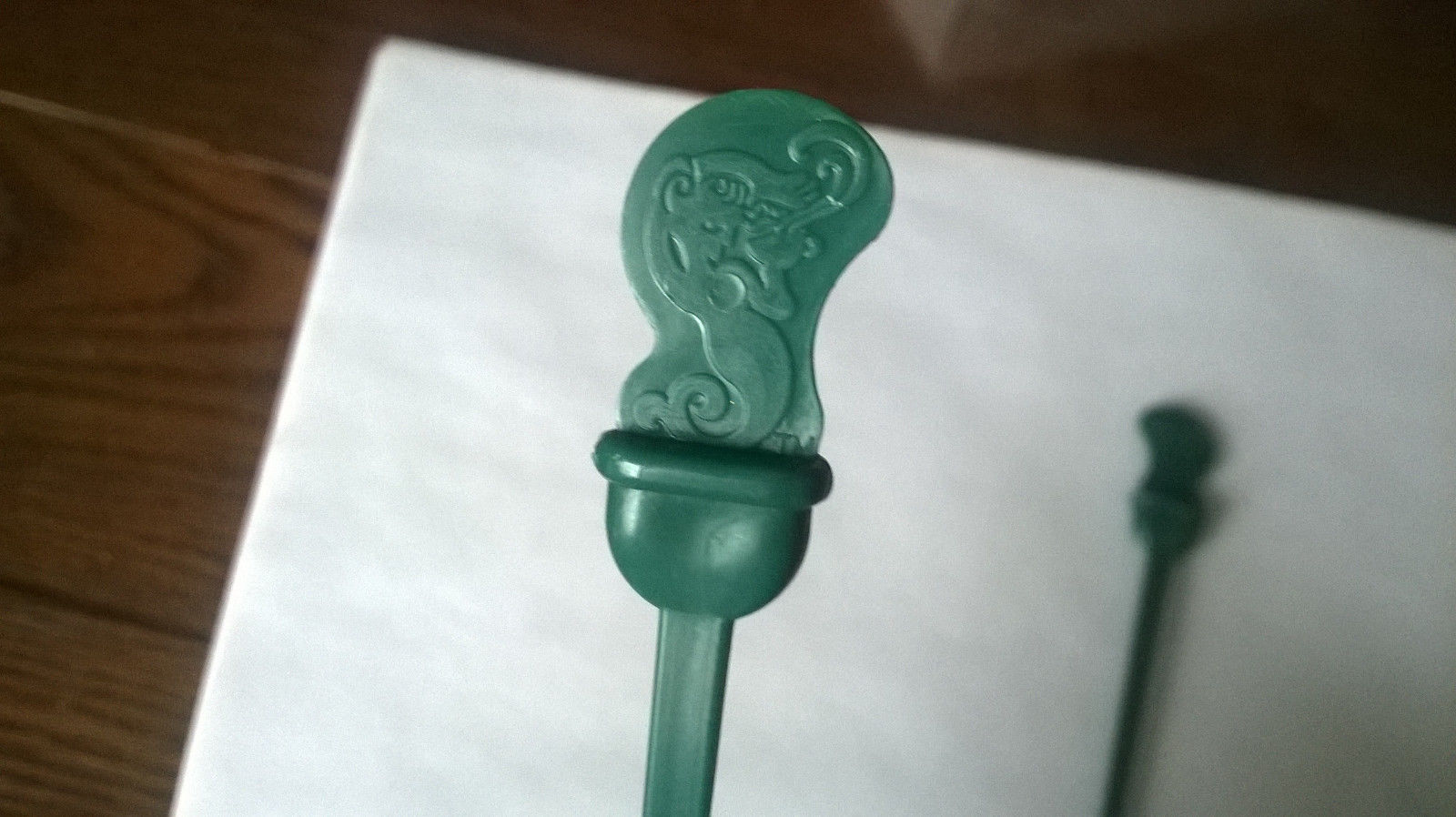 Starbucks Twin Tail Siren Swizzles Stick Drink Stirrers NOT Spoon 4.5