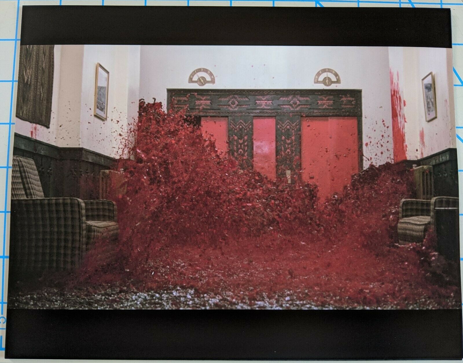 New Giclée Art Print from 1980 Movie "The Shining" Blood Elevator Art