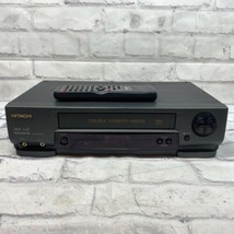 Hitachi VCR 4-Head Video Recorder, VHS Player, VT-MX4510A, w/Remote Untested - $14.01