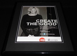 Faith Hill 2010 Create the Good Framed 11x14 ORIGINAL Advertisement