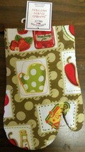 1  Printed Oven Mitt (10&quot;) STRAWBERRIES &amp; OTHER FOOD by AM - $7.91