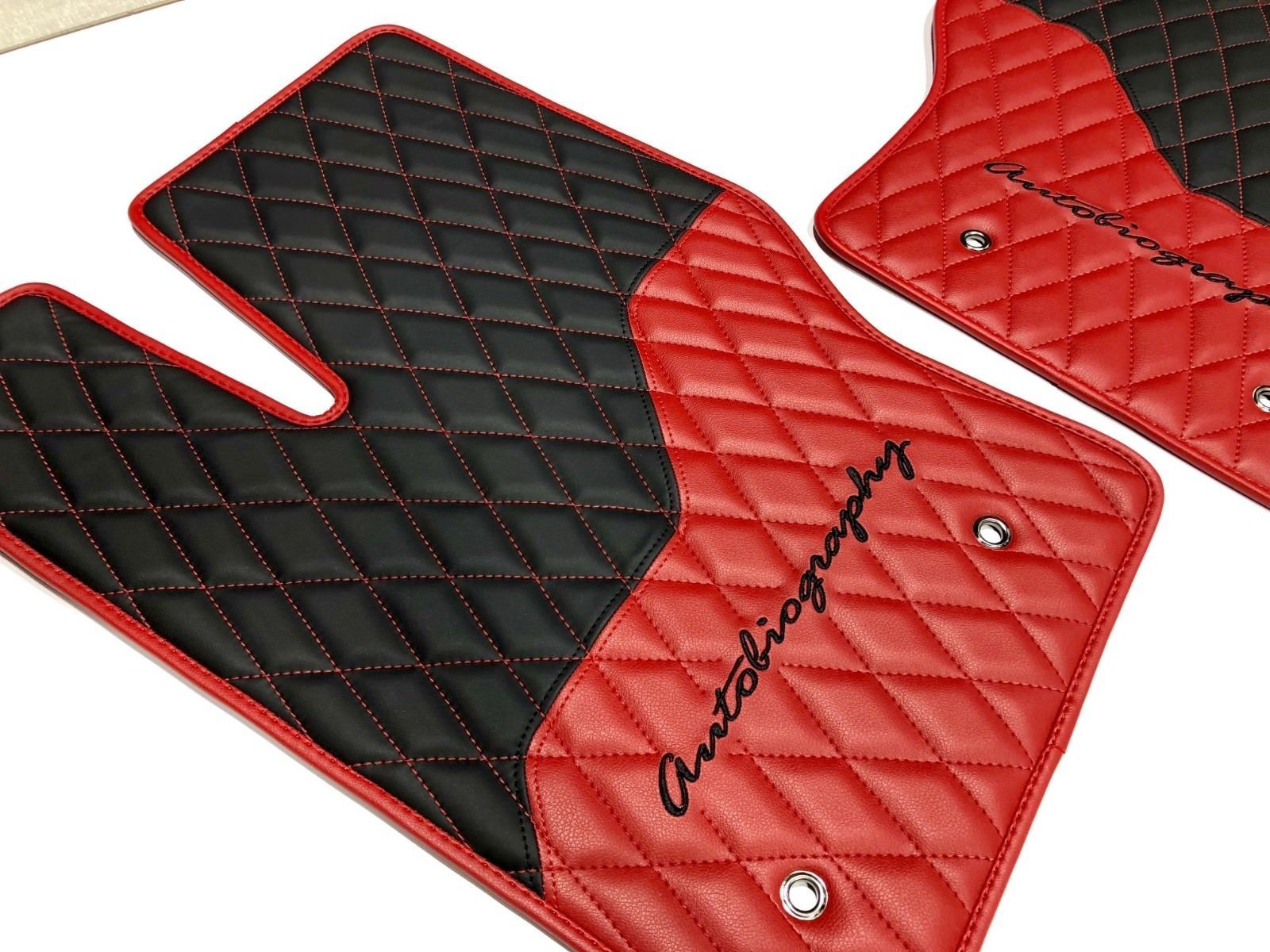 Range Rover, Sport, Autobiography, Pimento/Black custom floor mats 2015