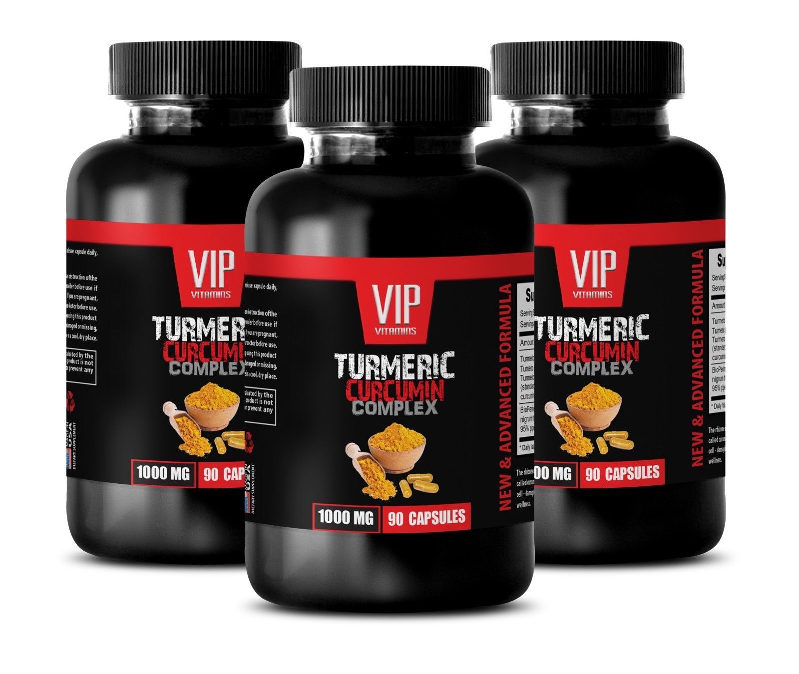 Primary image for immune support for adults - TURMERIC CURCUMIN 1000MG 3B - turmeric tablets