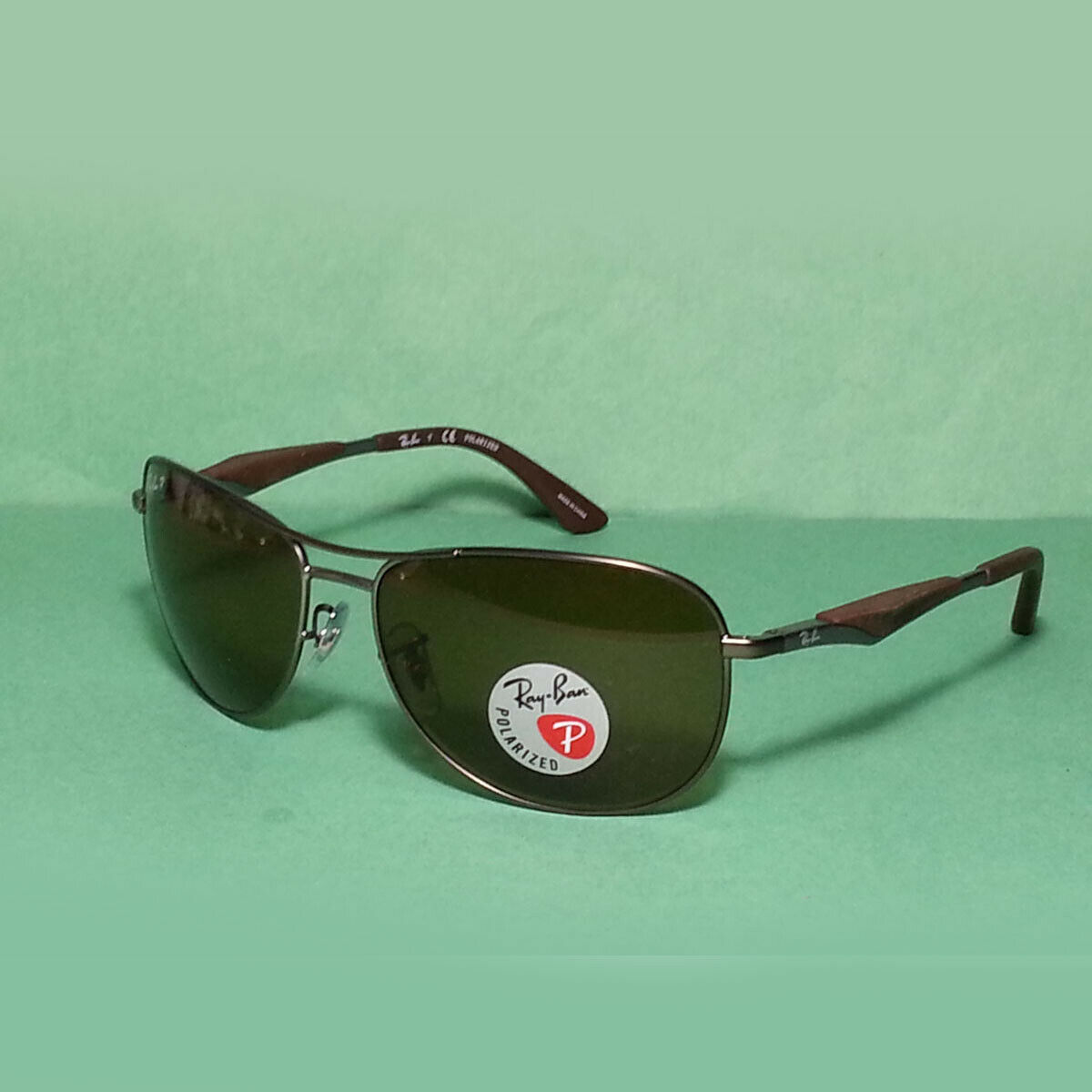 Ray Ban Polarized Sunglasses Rb 3519 Brown And 32 Similar Items