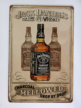 whiskey - Tin Sign - Metal Plaque, Vintage Metal Wall Decor, Bar Pub Cafe - $14.89