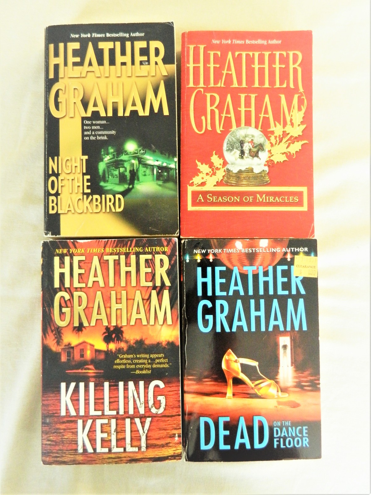Heather Graham 4 Paperbacks Books Mystery Novels Mira Books Books