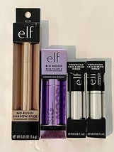 ELF Cosmetics Lot No Budge Shadow Stick Champagne Mini Mascara Lash Brow... - $17.99