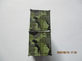 Jacksonville Terminal Company # 205390 APMU Camo B 20' Container 2 Pack N-Scale image 2