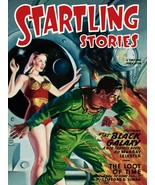 Pulp SciFi Prints: Black Galaxy - Startling Stories - 1949 - $12.82 - $15.79
