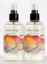 2 Bottles Bodycology 8 Oz A Moment Of Flirt Honeysuckle & Lilac Body Mist