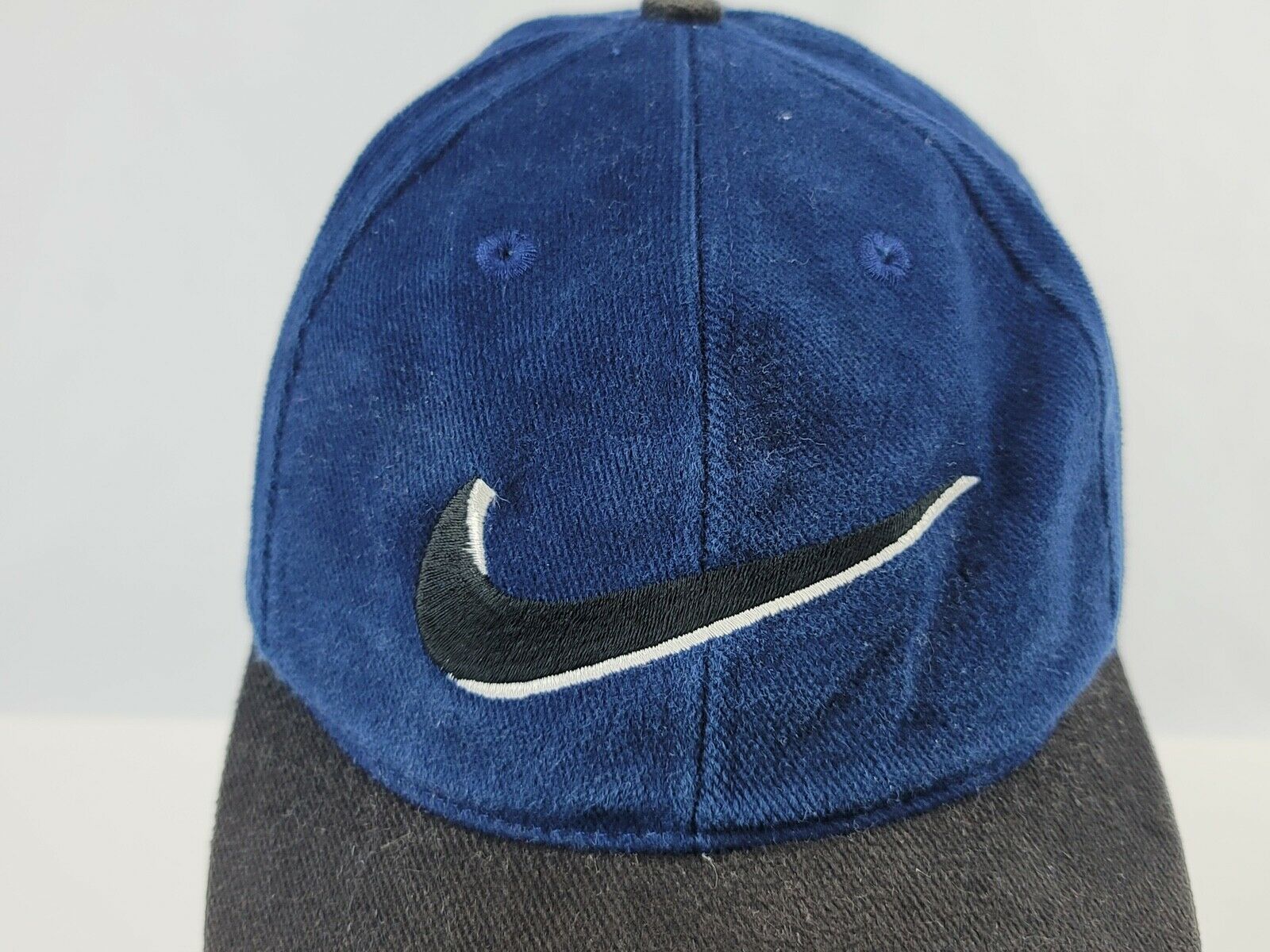 Vintage Blue Denim Nike Cubs Hat Cap Adult StrapBack