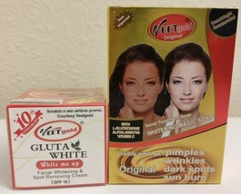 Face Magic Combo. Veet Gold Gluta White Face Cream & Soap - $30.99