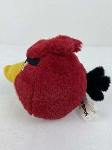 ROVIO ANGRY BIRDS RED BIRD 2010 PLUSH 6” STUFFED ANIMAL WITH NO SOUND 