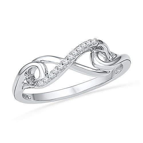 10kt White Gold Womens Round Diamond and similar items