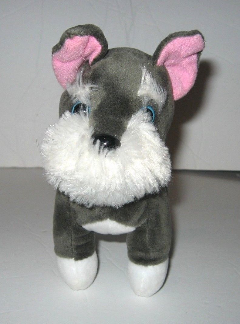 mini schnauzer plush toy